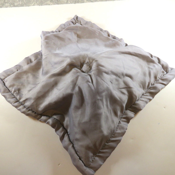 Carters Gray Elephant Lovey Satin Plush 2016 Security Blanket Baby Stuffie - Picture 4 of 9